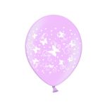 Σετ μπαλόνια ροζ με πεταλούδες 6τεμ
