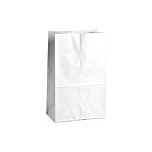 Χάρτινο σακουλάκι λευκό 24x14x8εκ 10τεμ