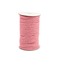 Κορδόνι για Μπομπονιέρες Diy Βαμβακερό Ροζ Σκούρο 5mm-20m