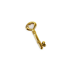 Μεταλλικό κλειδί χρυσαφί 5x2εκ 5τεμ