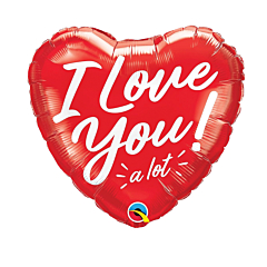Μπαλόνι Φόιλ Άγιος Βαλεντίνος Κόκκινη Καρδιά "I Love You A Lot" 1 τεμ