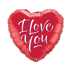 Μπαλόνι Φόιλ Άγιος Βαλεντίνος Κόκκινη Καρδιά "I Love You"
