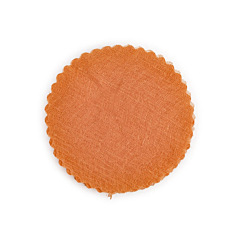 Πανάκι γάζα στρογγυλό πορτοκαλί 12,5εκ 50τεμ