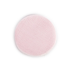 Πανάκι βαμβακερό στρογγυλό ροζ 12εκ 50τεμ