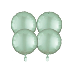 Μπαλόνι φόιλ Satin Luxe Mint Green 4τεμ