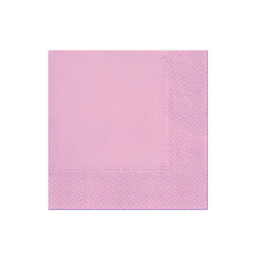Χαρτοπετσέτες ροζ 16,5x16,5εκ 20τεμ