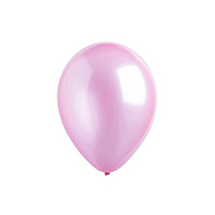 Μπαλόνι λάτεξ ροζ μεταλλιζέ 28εκ 10τεμ