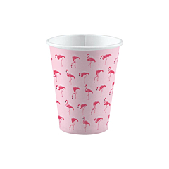 Ποτήρια χάρτινα Flamingo (8 τεμ)