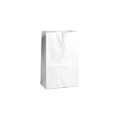 Χάρτινο σακουλάκι λευκό 18x9x5εκ 10τεμ